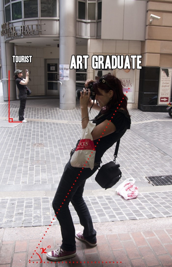 A Tourist vs. An Art Graduate In Taking A Photograph