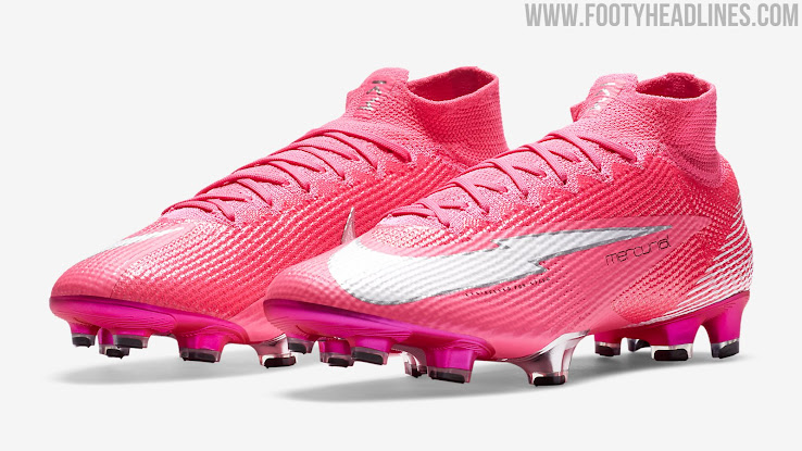mbappe cleats pink