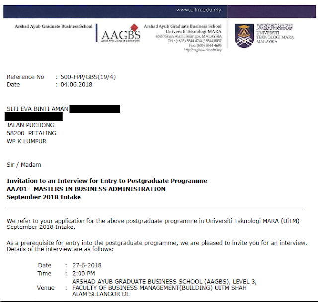 Master uitm blog picture