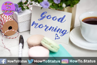 good morning status hindi