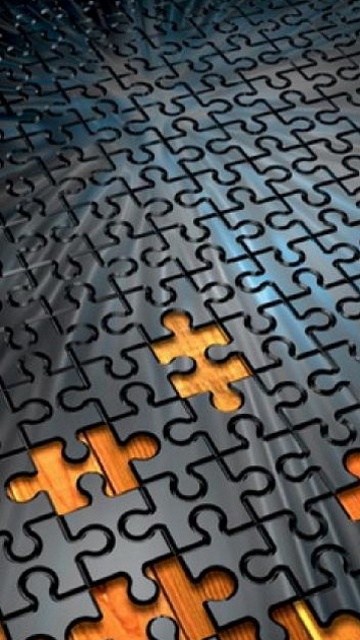 360x640 Wallpapers: 3D game Puzzle