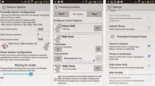 Aplikasi Android Menggeser Layar Tanpa Menyentuh