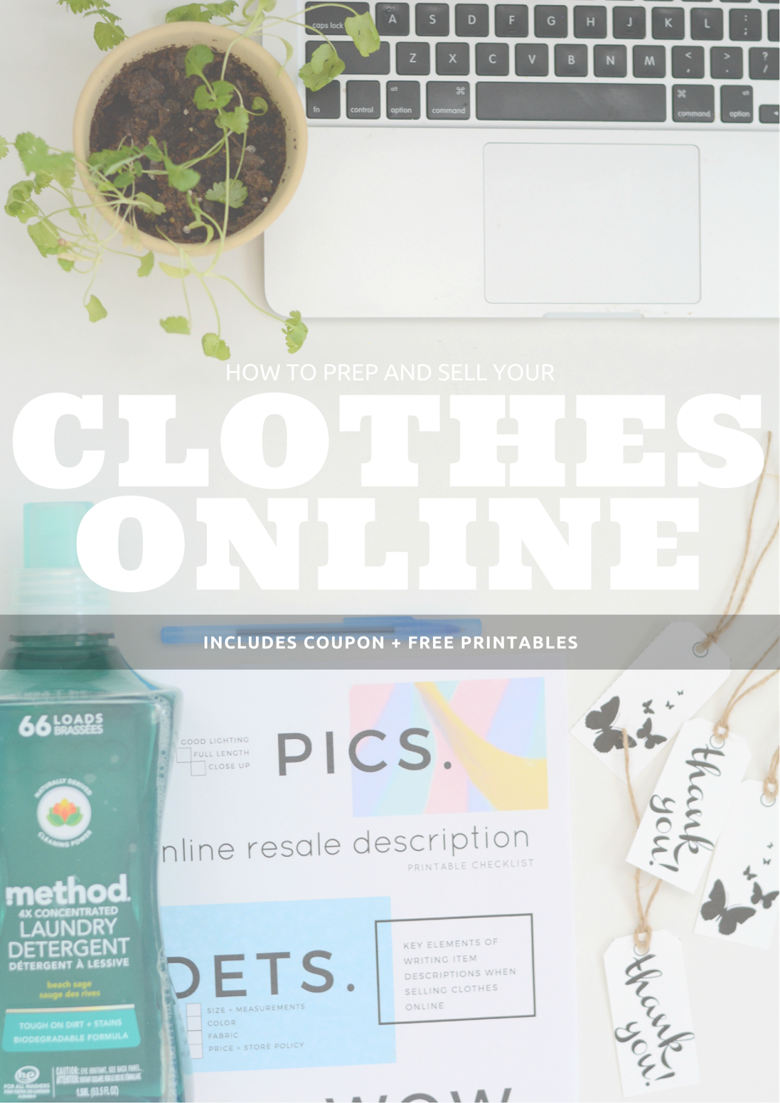 how to prep clothes to sell them online