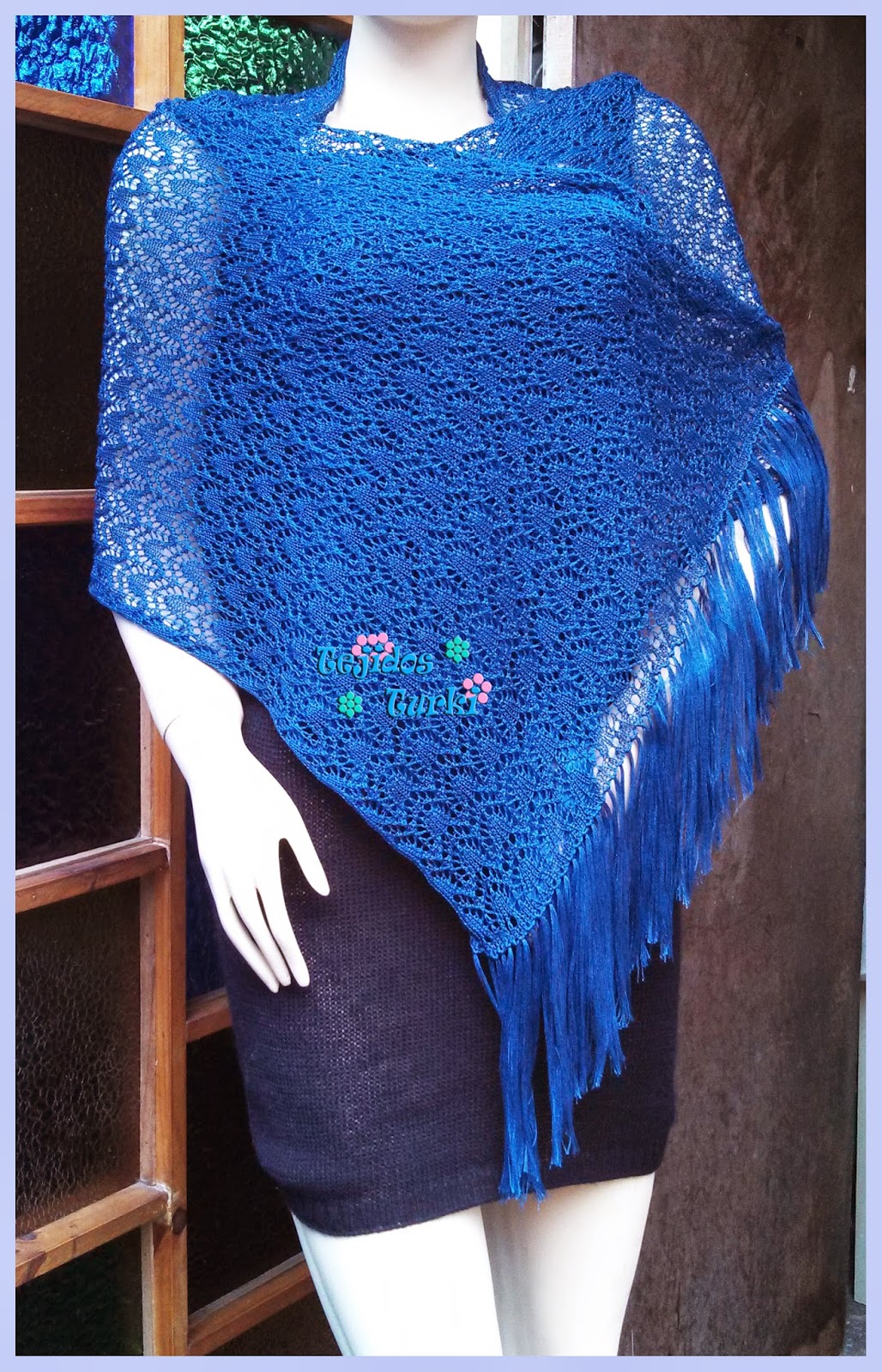 Chal tejido en lana de alpaca y con horquilla  Tejido con horquilla,  Diseños de ganchillo, Hairpin lace crochet