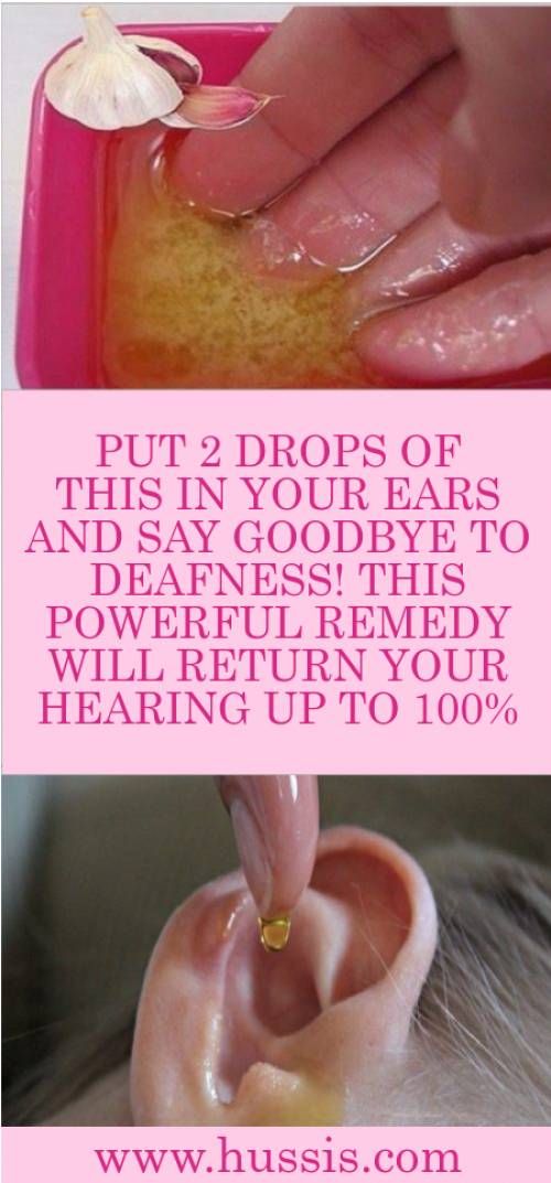 PUT 2 DROPS OF THIS IN YOUR EARS AND SAY GOODBYE TO DEAFNESS! THIS