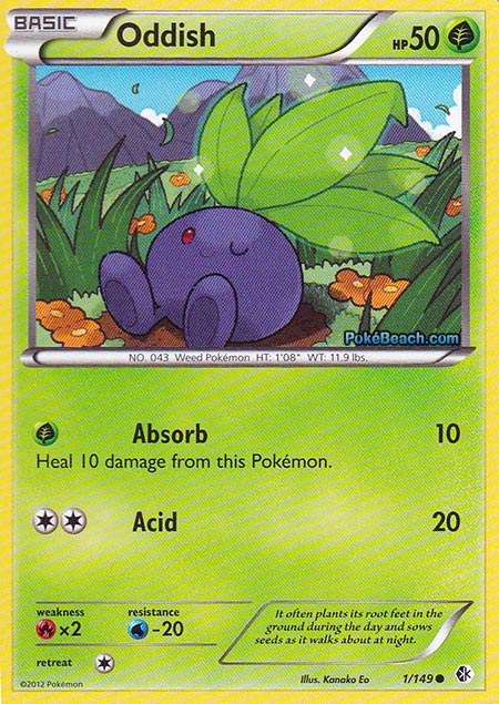 Oddish Boundaries Crossed Pokemon Card Review PrimetimePokemon s Blog