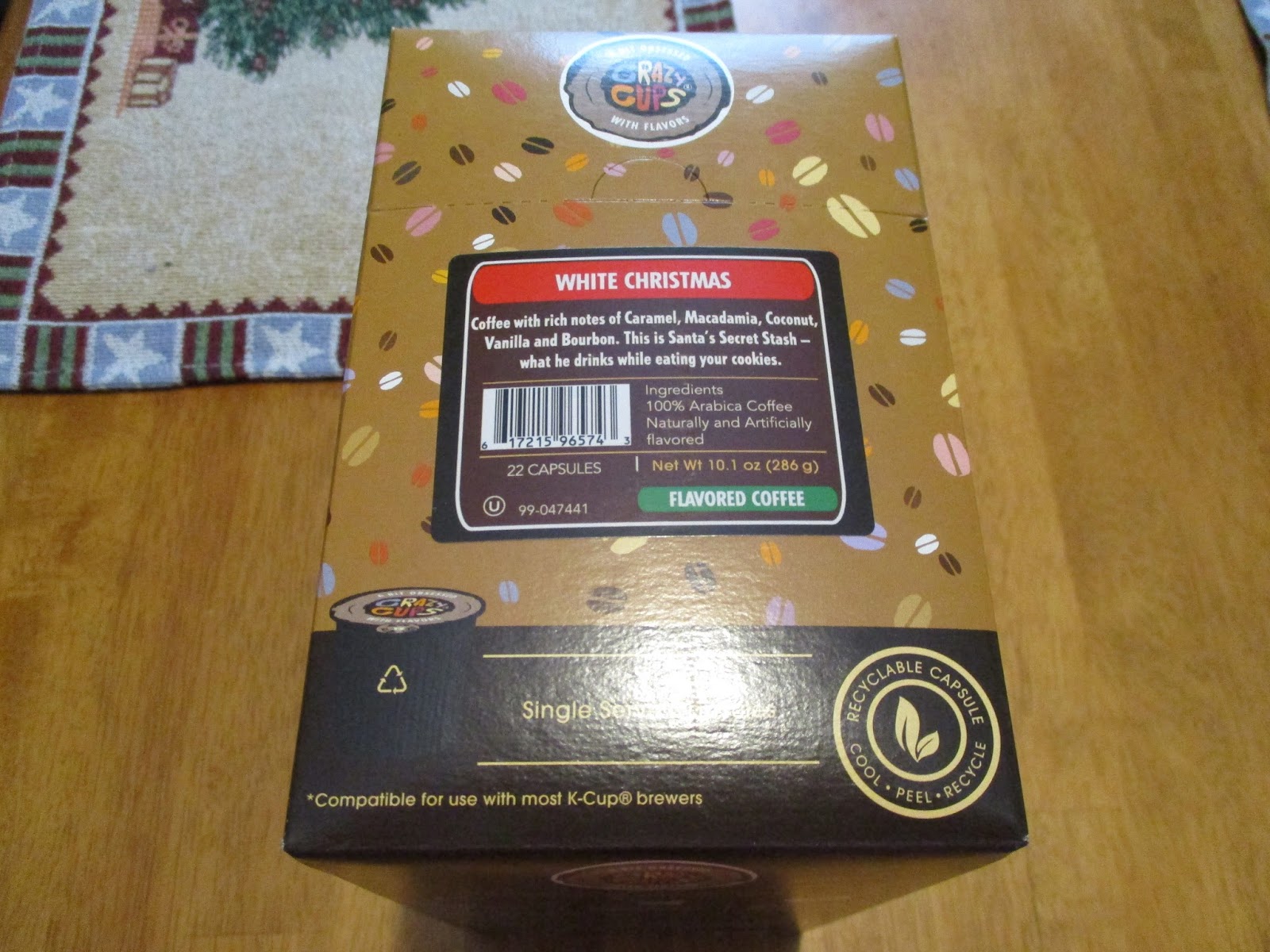 Missy's Product Reviews White Christmas Crazy Cups Coffee