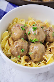 These quick and easy Swedish meatballs are so savory and delicious! 