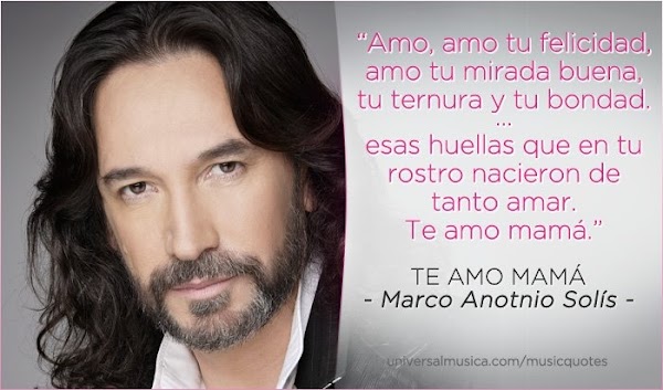 En el Día de la Madre, dedica este tema de Marco Antonio Solís "Te Amo Mamá" (video + letra)