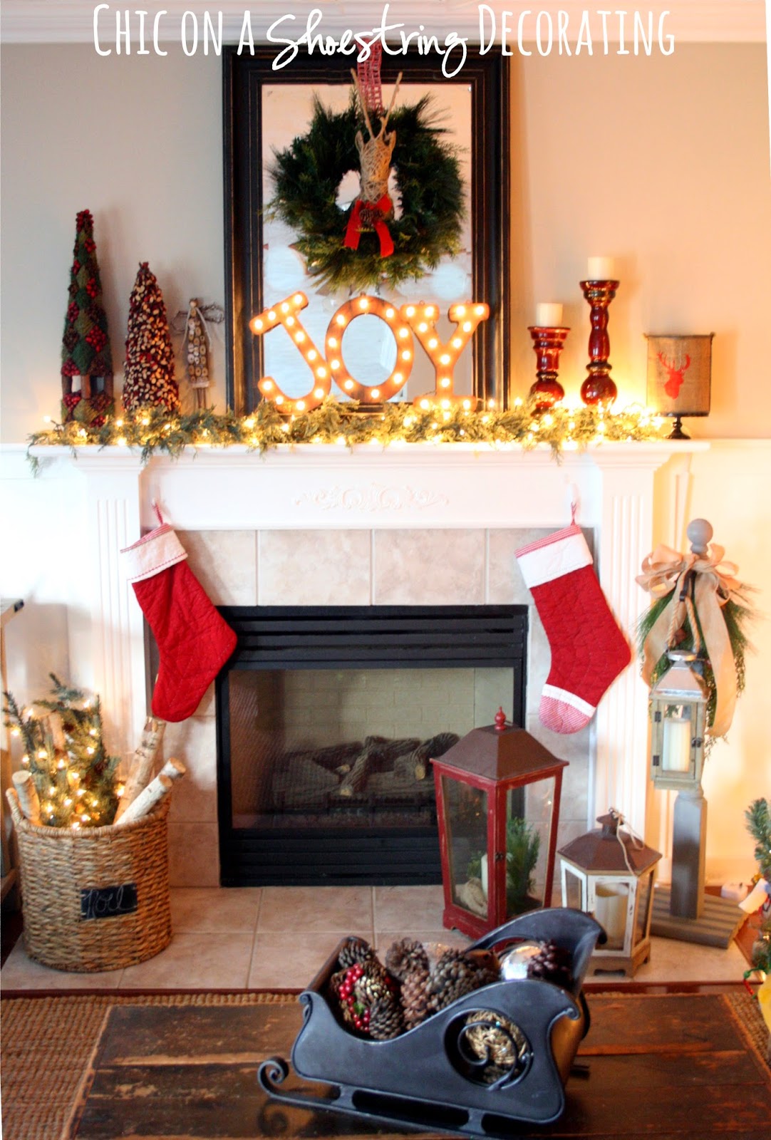 Chic on a Shoestring Decorating: Christmas House Tour