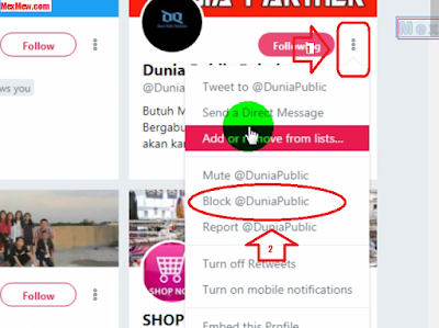 Cara menghapus Pengikut / Follower di Twitter