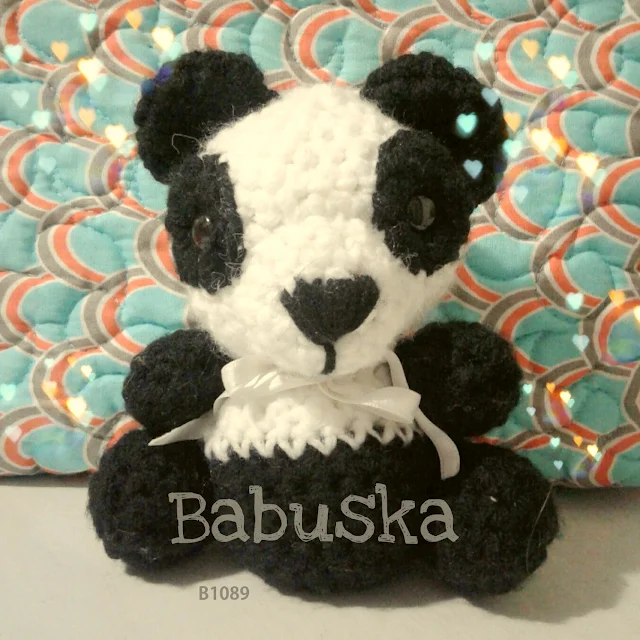 Panda - Amigurumi Babuska (B1089)