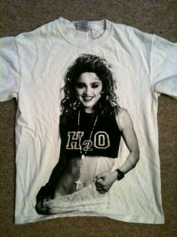 Tattoos & T-shirts: Madonna tee, H2O merch