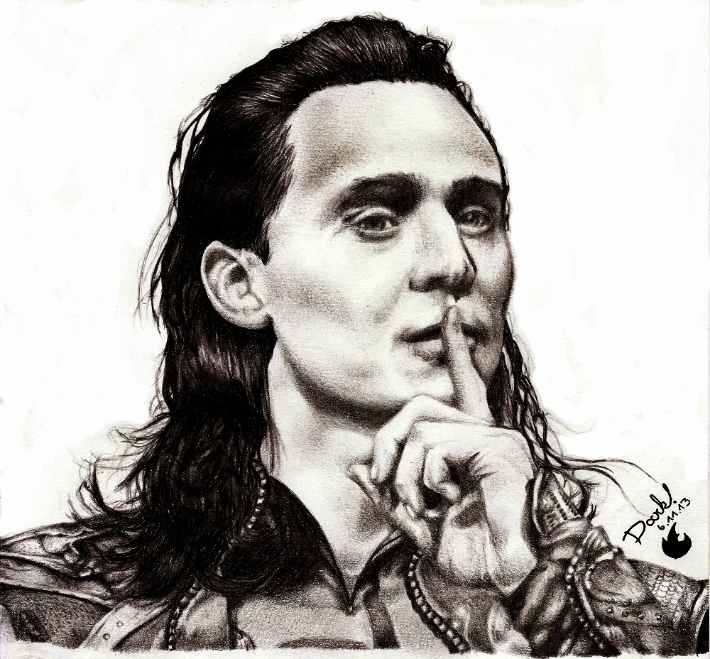 Tom Hiddleston Loki Drawing Samyysandra Com