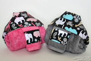 Hooded Towel Sets for Babies, Toddlers and Kids at SweeterThanSweets on Etsy