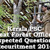 Kerala PSC - Expected Questions for Beat Forest Officer 2016 - 06