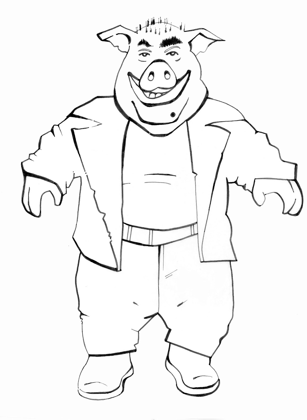 The Finest Muffins and Bagels in All the Land Energy Hog Art finished!