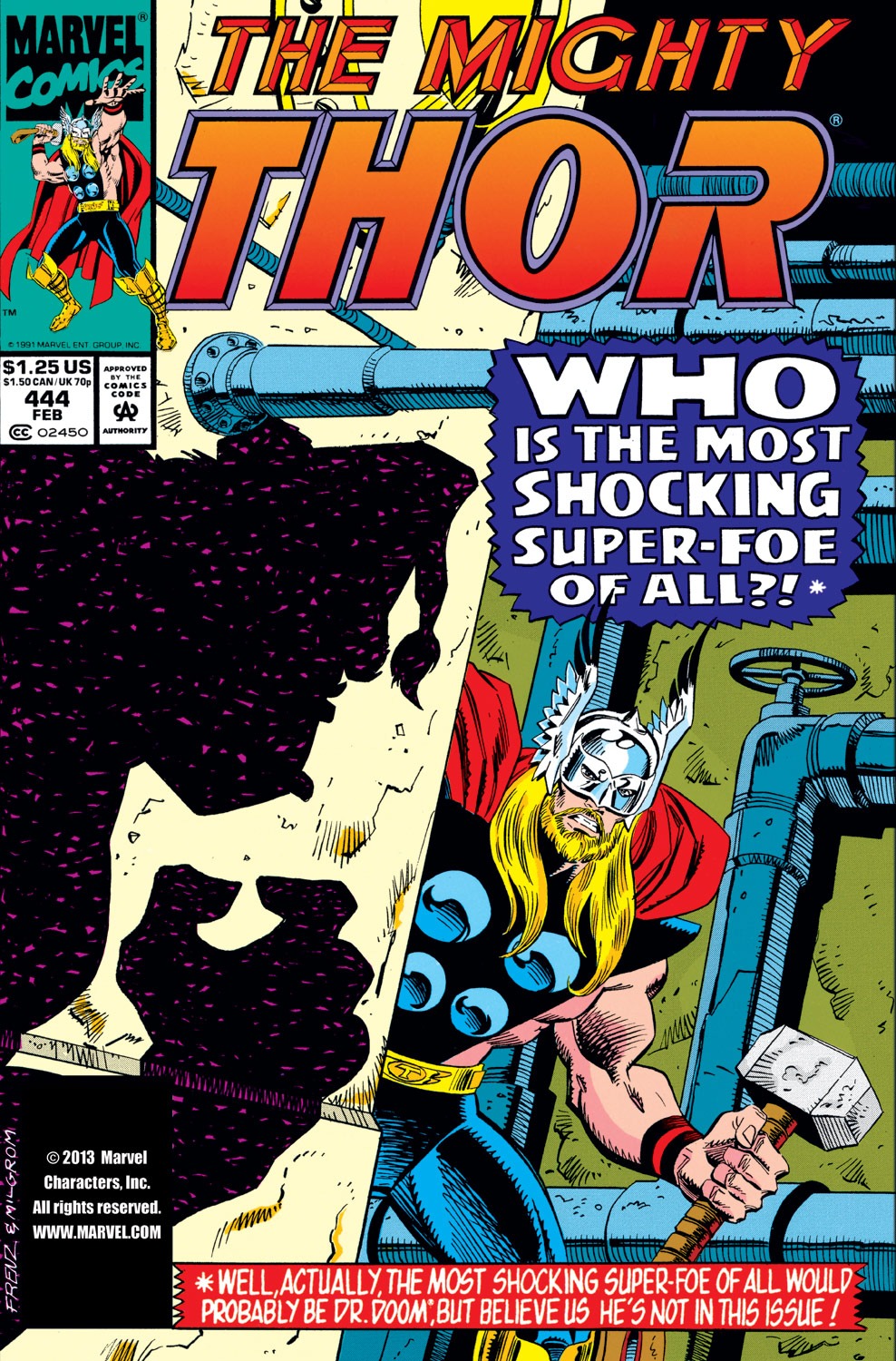 Read online Thor (1966) comic -  Issue #444 - 1