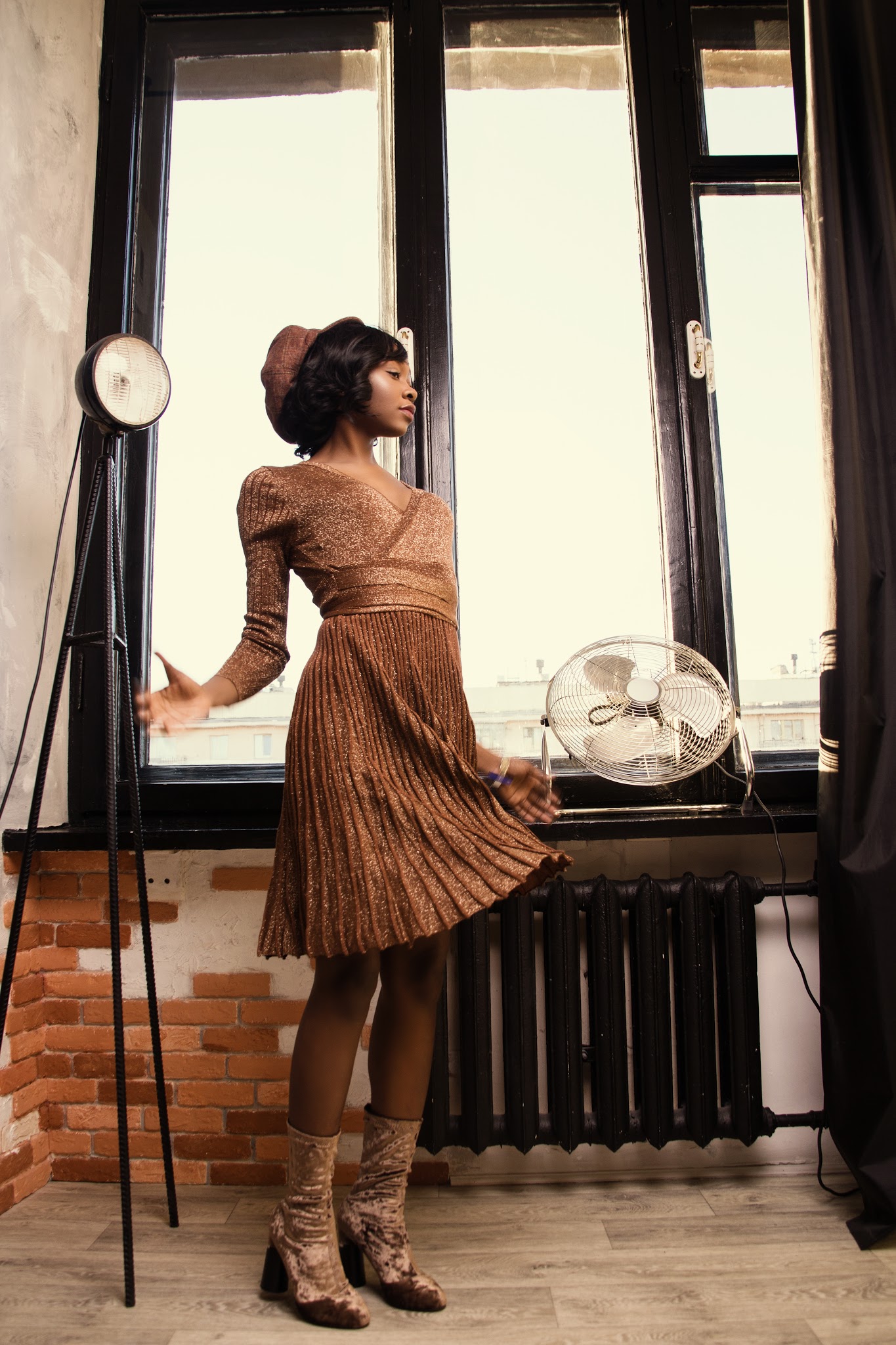 Would you wear an all brown outfit? Dress by Metisu 