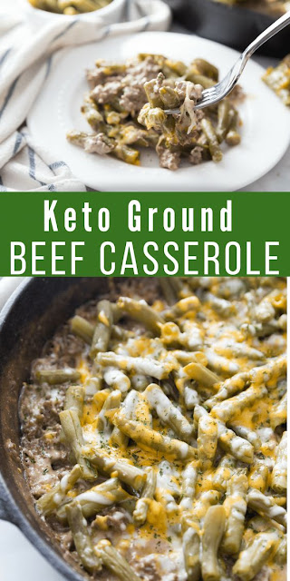 KETO GROUND BEEF CASSEROLE