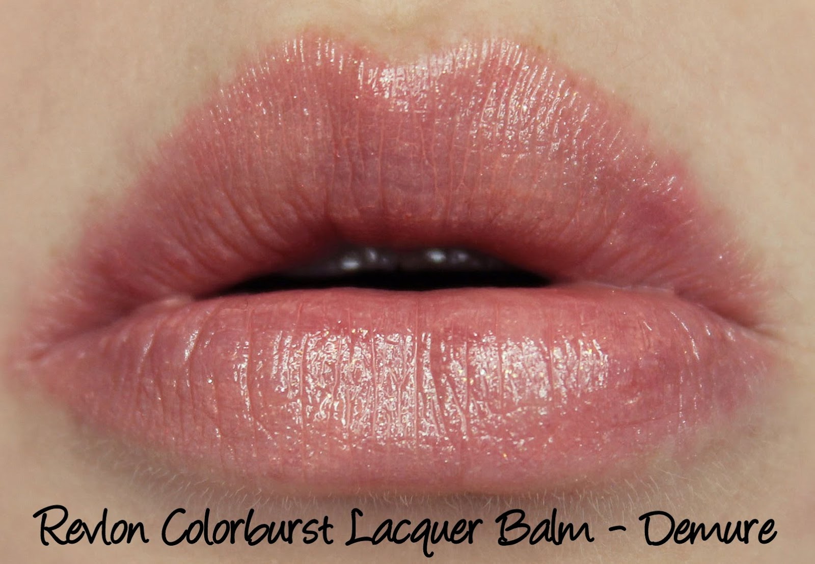 Revlon Colorburst Lacquer Balm - Demure Swatches & Review