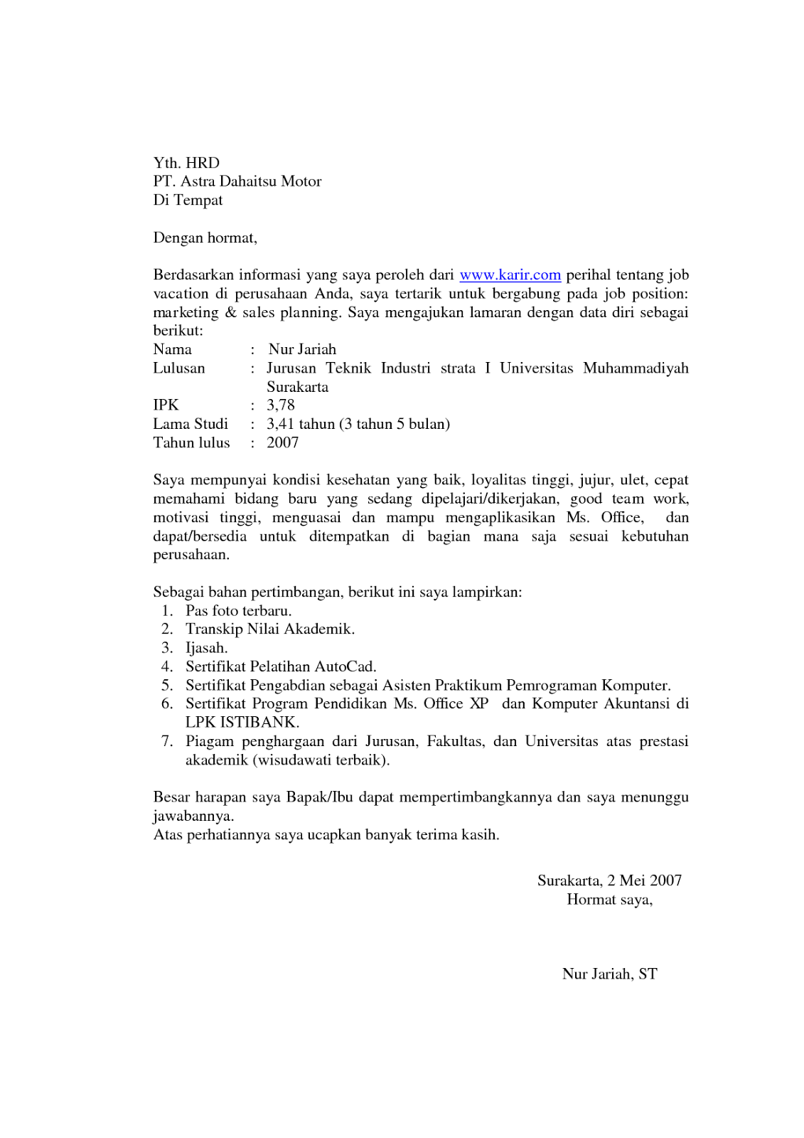 Contoh Surat Lamaran Pamsimas Kalimantan Selatan 15 Contoh Surat Lamaran Pamsimas Kalimantan Selatan 15