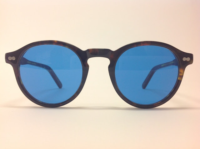 Moscot - Miltzen tartarugato con lenti blu