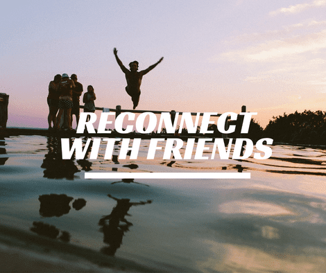 Reconnect with friends to regain your drive to write