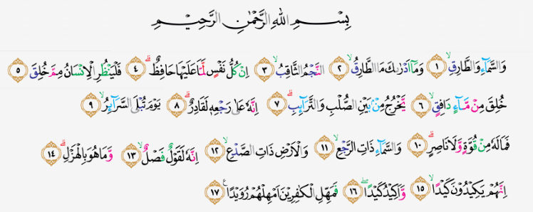 Tajwid Surat At Tariq Masrozak Dot Com