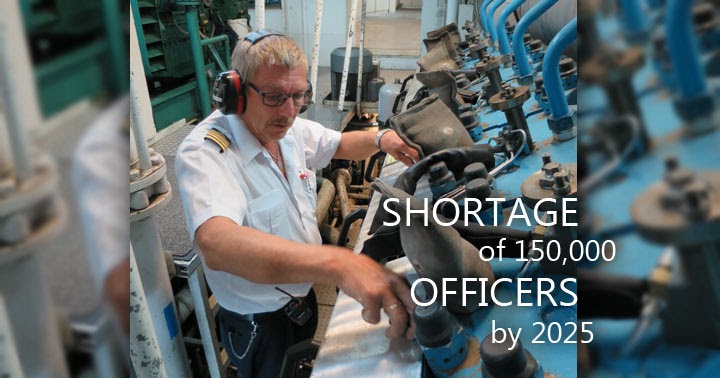Shortage of Seafarer Officers Indicates from BIMCO/ICS