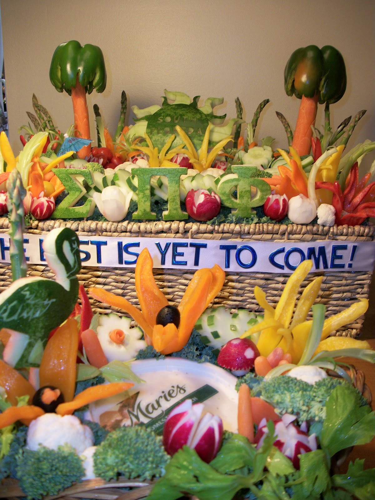 Fruit Carving, Vegetable Carving, Garnishes and Edible Arrangements