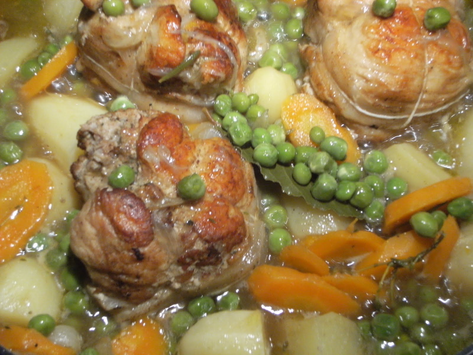 Paupiettes de veau du printemps