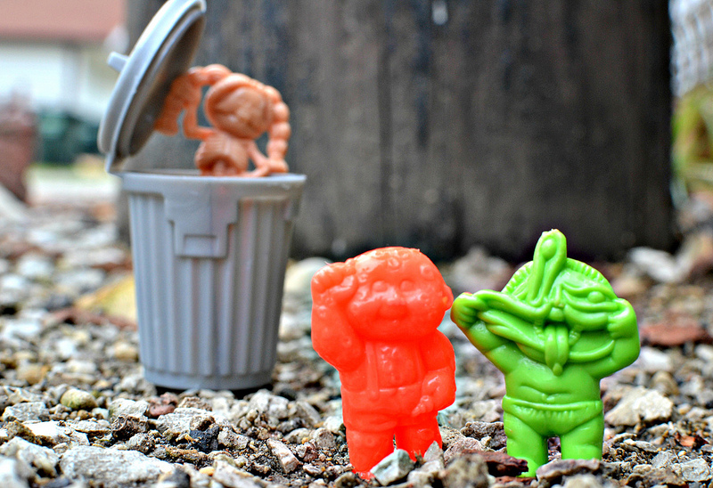 Little Weirdos Mini figures and other monster toys Garbage Pail Kids