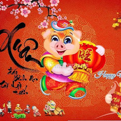 Trang trí tết Kỷ Hợi 2019 cho blogspot