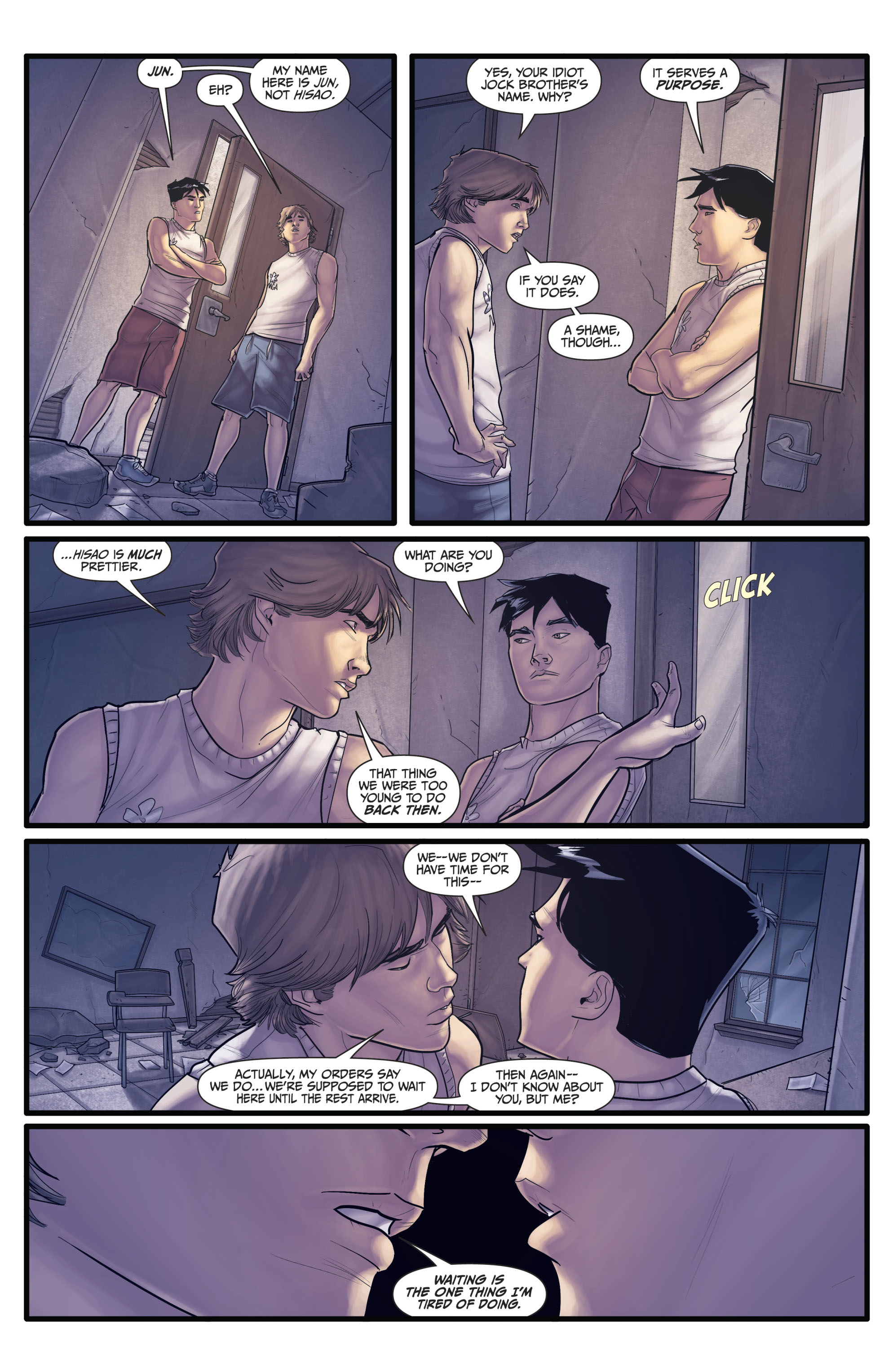 Read online Morning Glories comic -  Issue #18 - 19