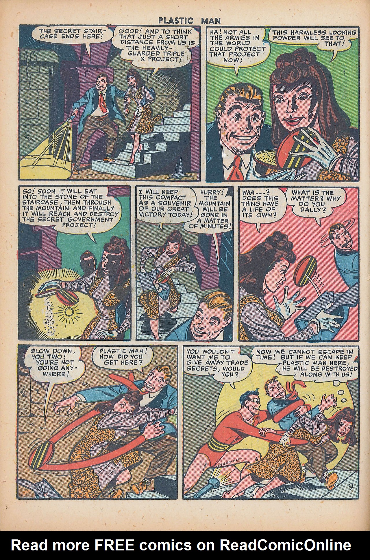 Read online Plastic Man (1943) comic -  Issue #30 - 24