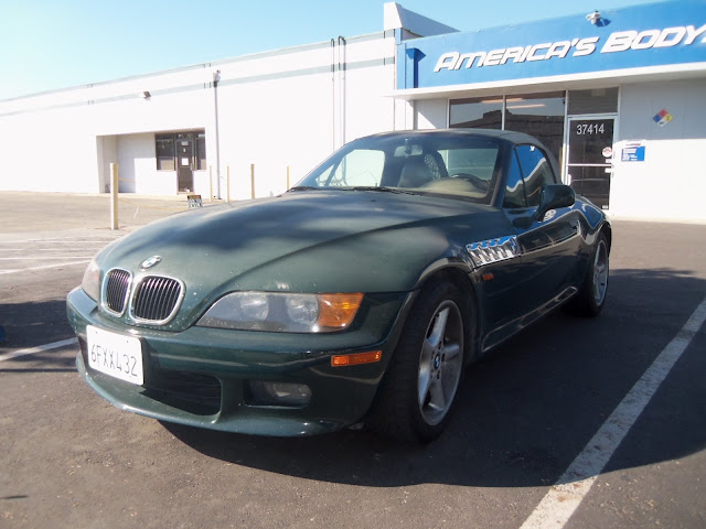 Almost Everything's Car of the Day is a 1998 BMW Z3--Before Painting