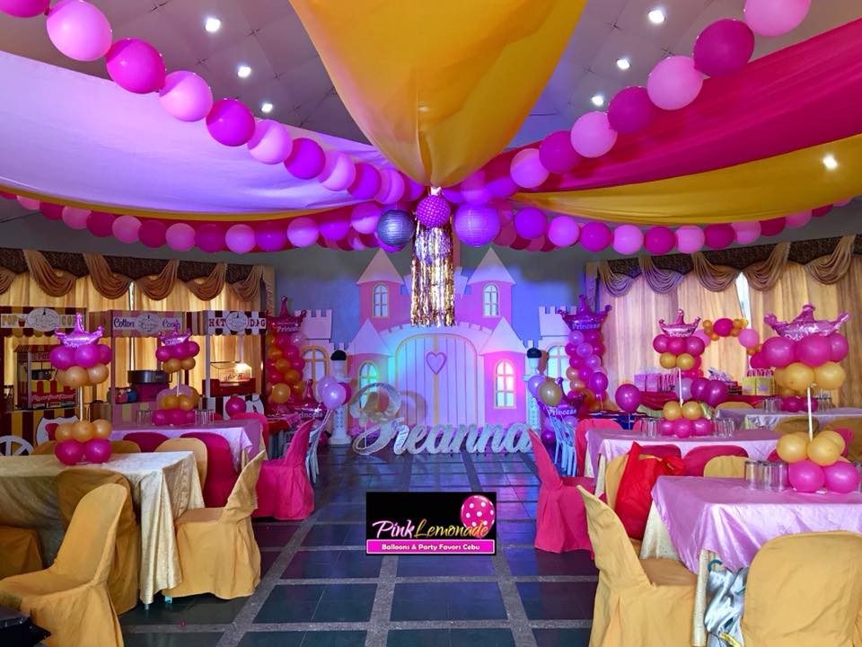 Pink Lemonade Balloons And Party Favors Cebu Royal Princess