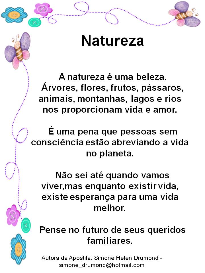 Simone Helen Drumond : Poesias sobre o MEIO AMBIENTE e NATUREZA