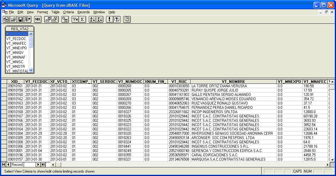 Interfaces de registros contables masivos con VBA Excel + SQL Ejemplo