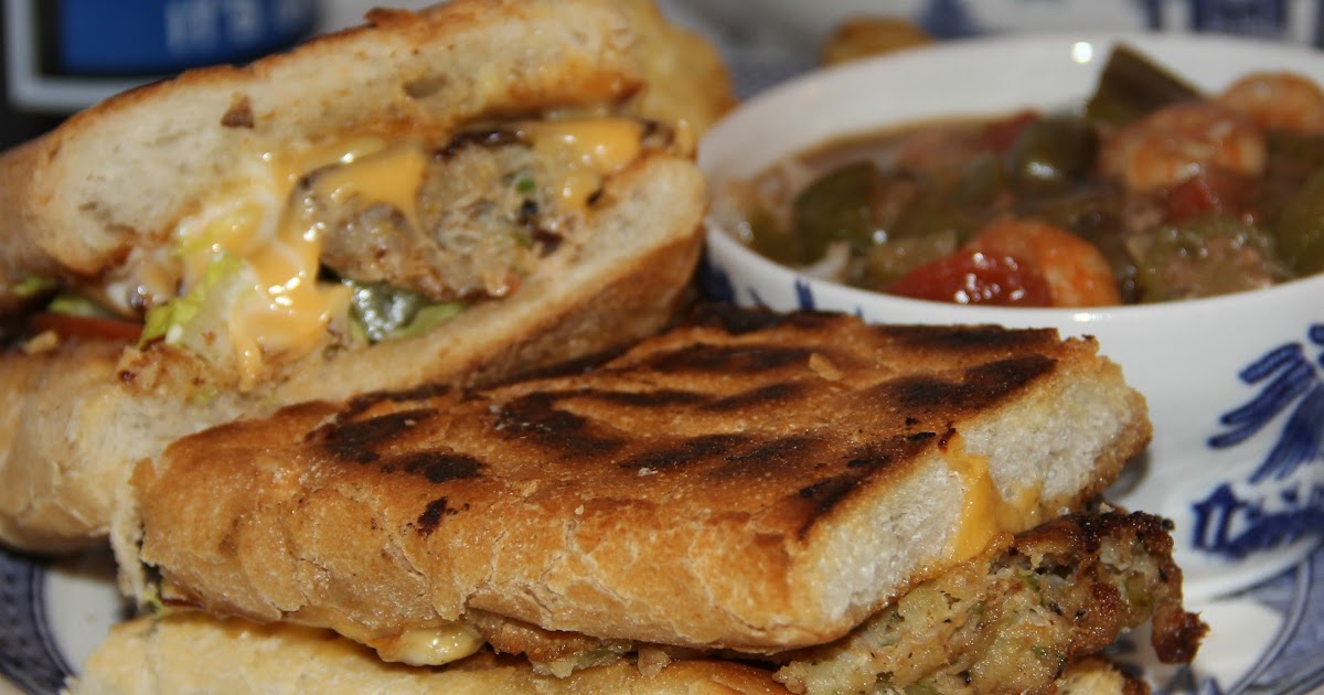 Deep South Dish Crabmeat and Cheese Po'boy and The Old Biloxi