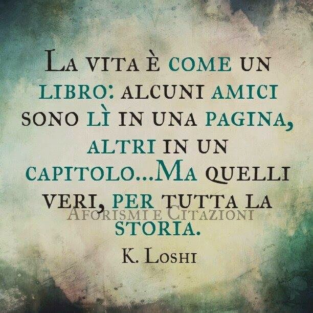 Buongiorno "La vita è come un libro"