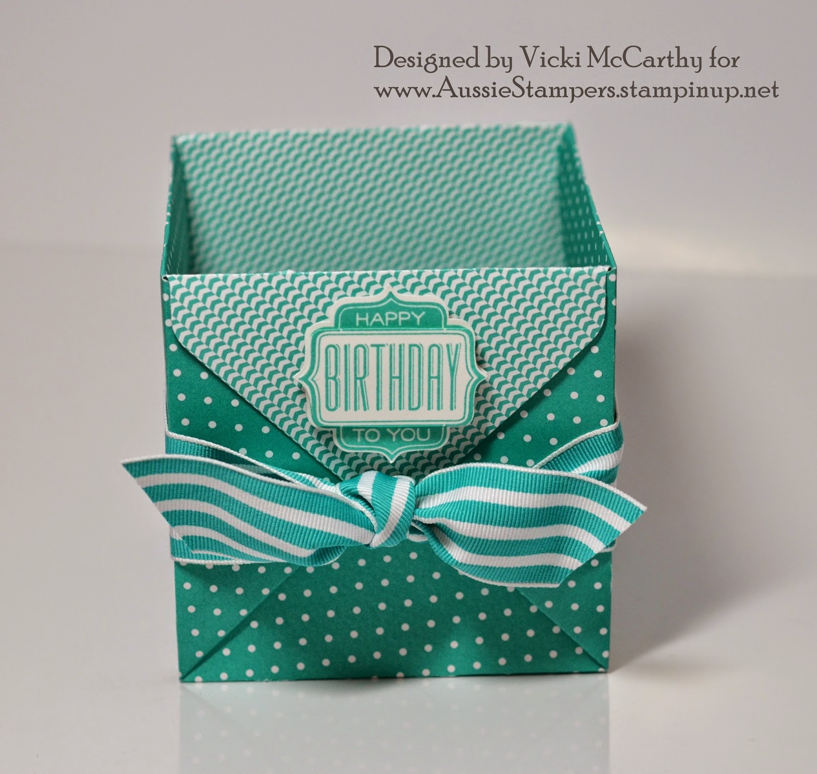 Aussie Stampers The NEW Gift Box Punch Board from Stampin' Up!