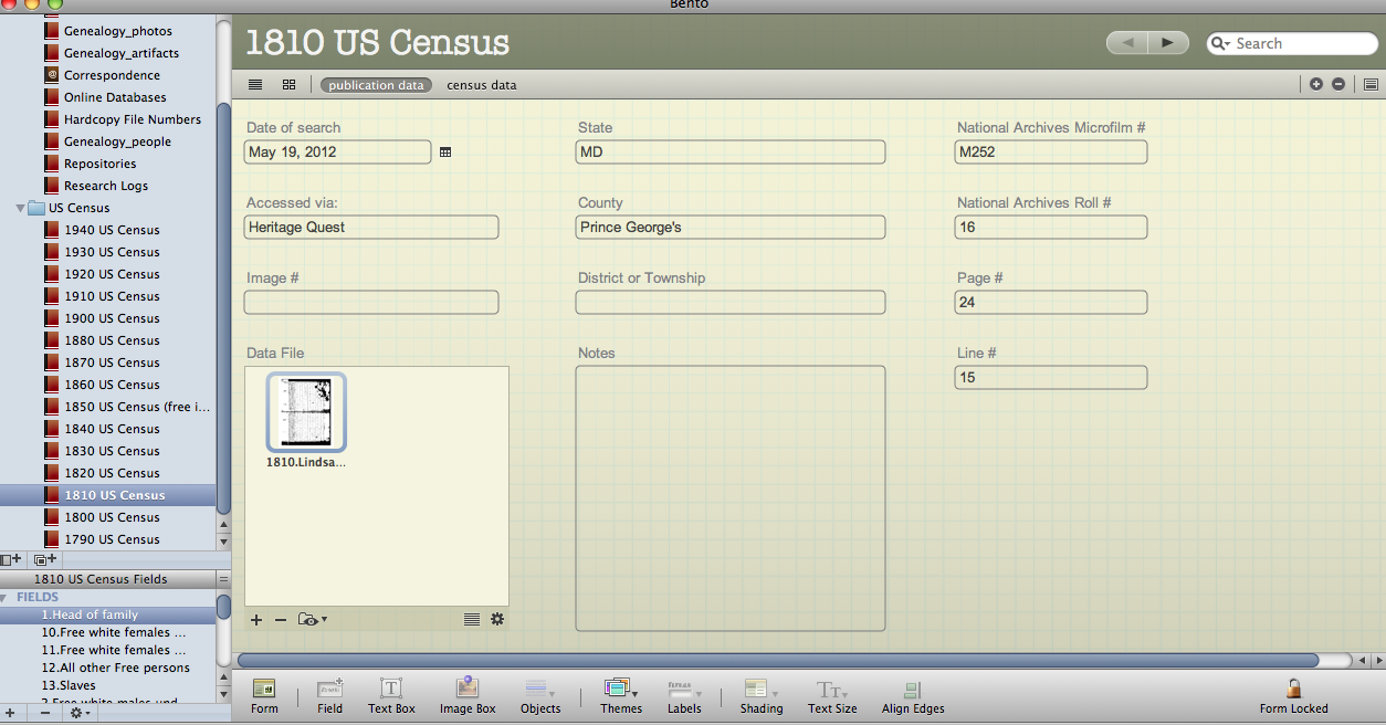 voices from a distant past: Census templates are now available!