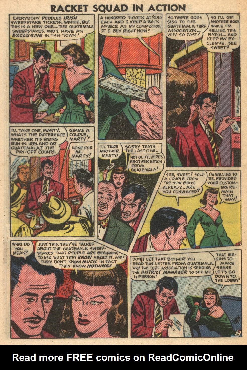 Read online Racket Squad in Action comic -  Issue #1 - 28