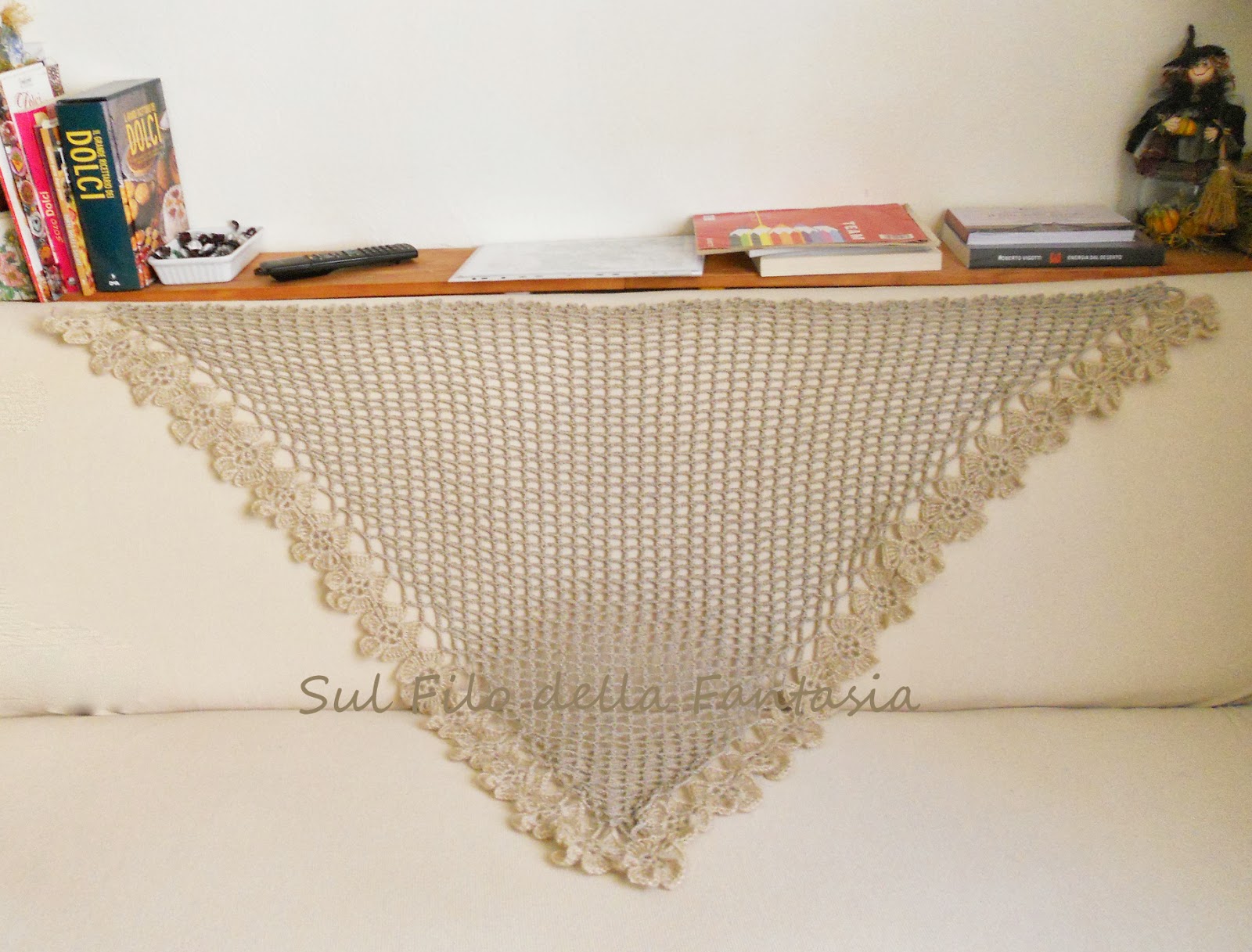 Scialle In Chiffon Con Pizzo - Sciarpa Morbida Per Abiti Da Sera, Occasioni Formali - Foto 11