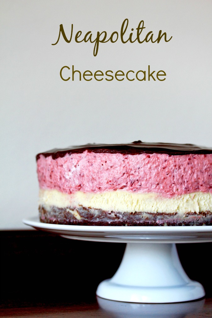 Neapolitan Cheesecake #cheesecake #neapolitan