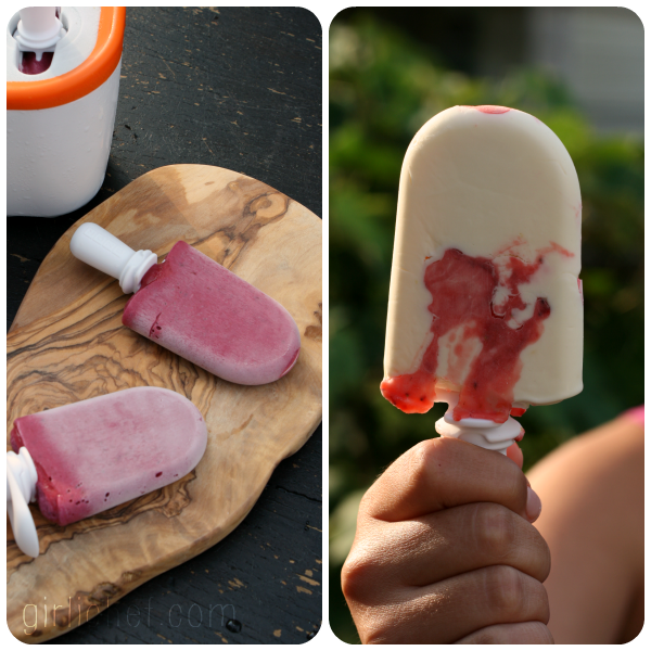 Fruit 'n Buttermilk Ice Pops + a ZOKU Quick Pop Maker Giveaway {#SummerOfThePopsicle} | www.girlichef.com