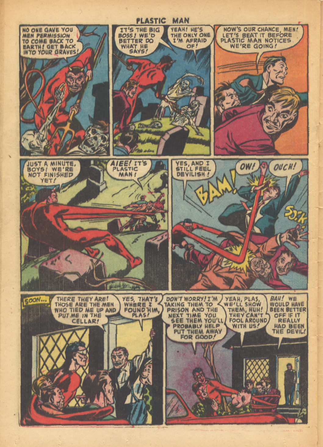 Read online Plastic Man (1943) comic -  Issue #38 - 24