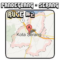 Rute #2 Kota Serang Dari Kota Pandeglang